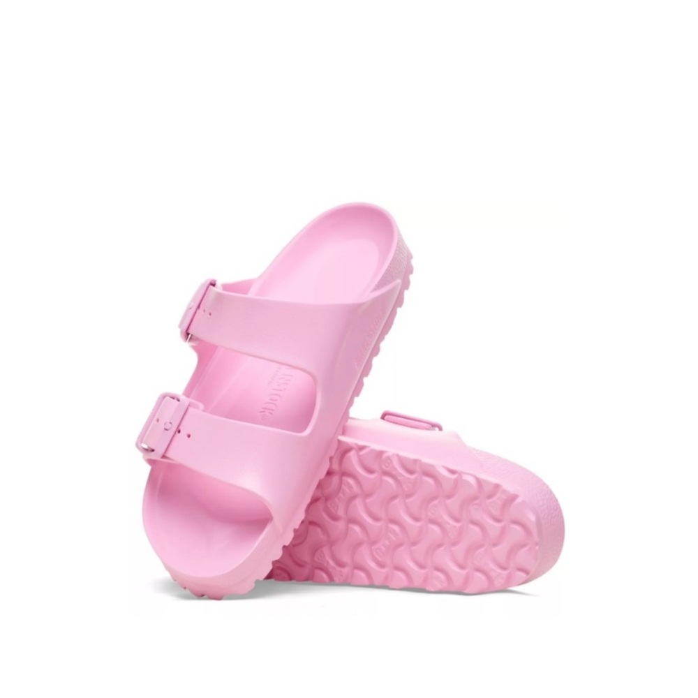 Birkenstock Pink Sandals with Contoured Footbed and Adjustable Straps